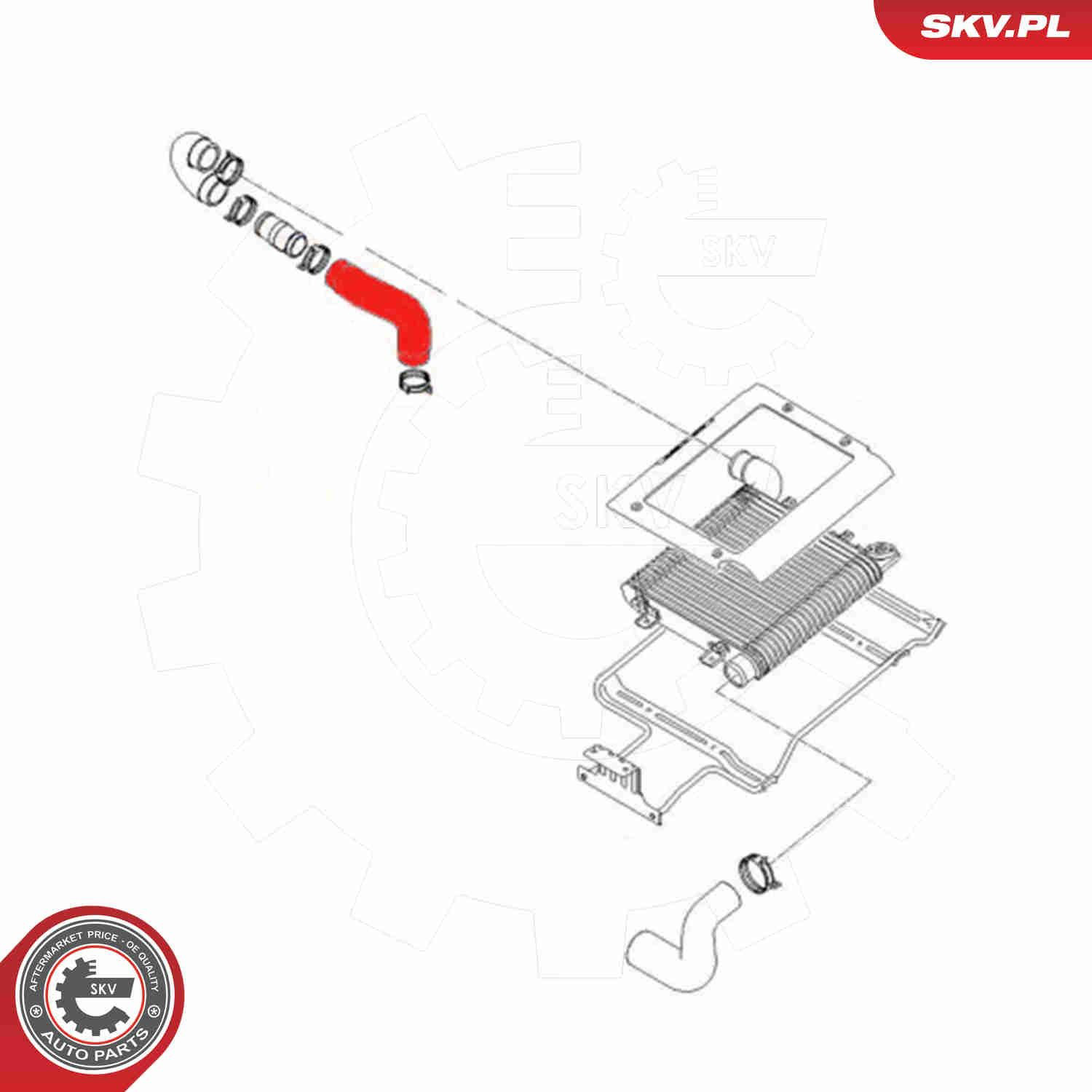 54SKV152 SKV Cano derivado de ar, saída de turbina (supercompressão)