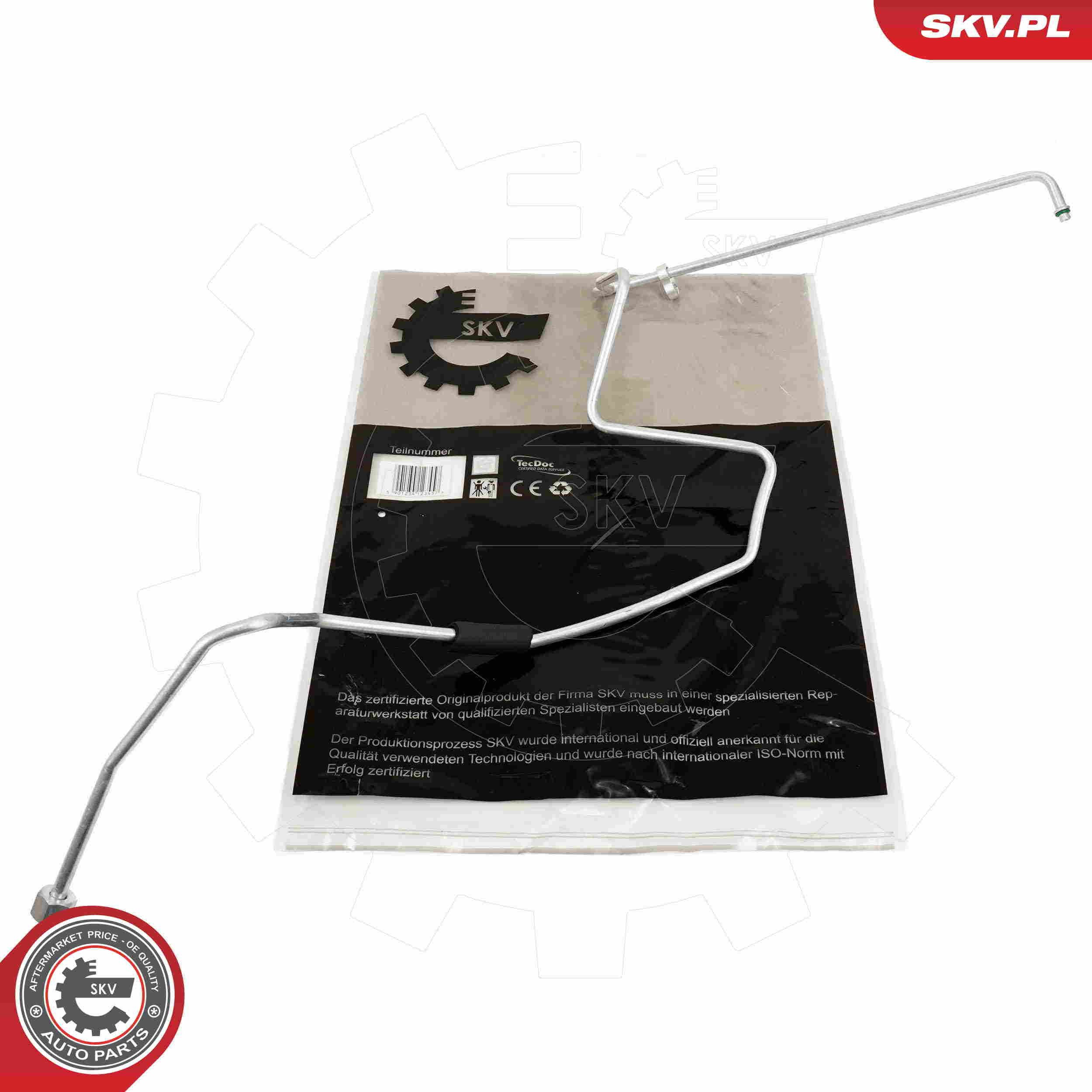 Mangueira de aparelho de ar condicionado, desde o radiador até o vaporizador SKV 54SKV658
