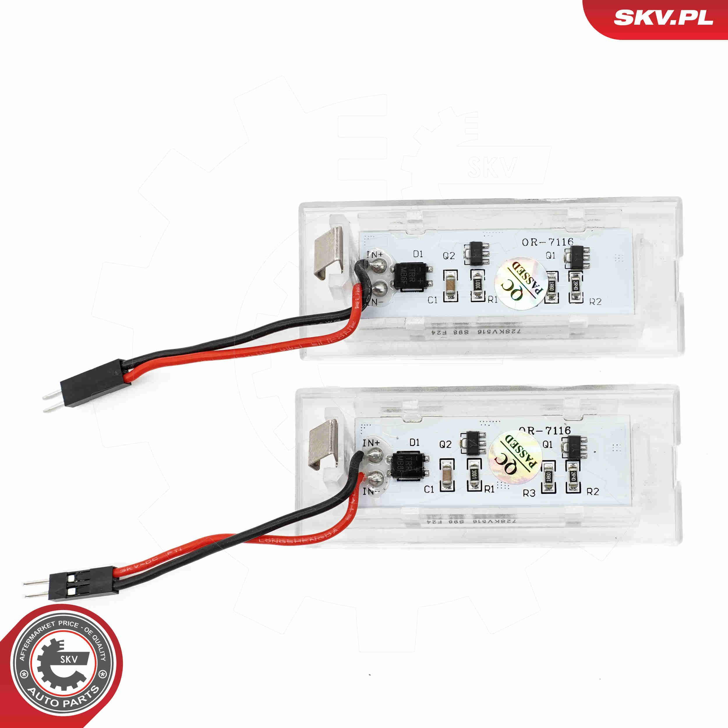  Lanterna da luz de fundo de matrícula traseira BMW X3 SUV (E83) (2004 - 2010) 