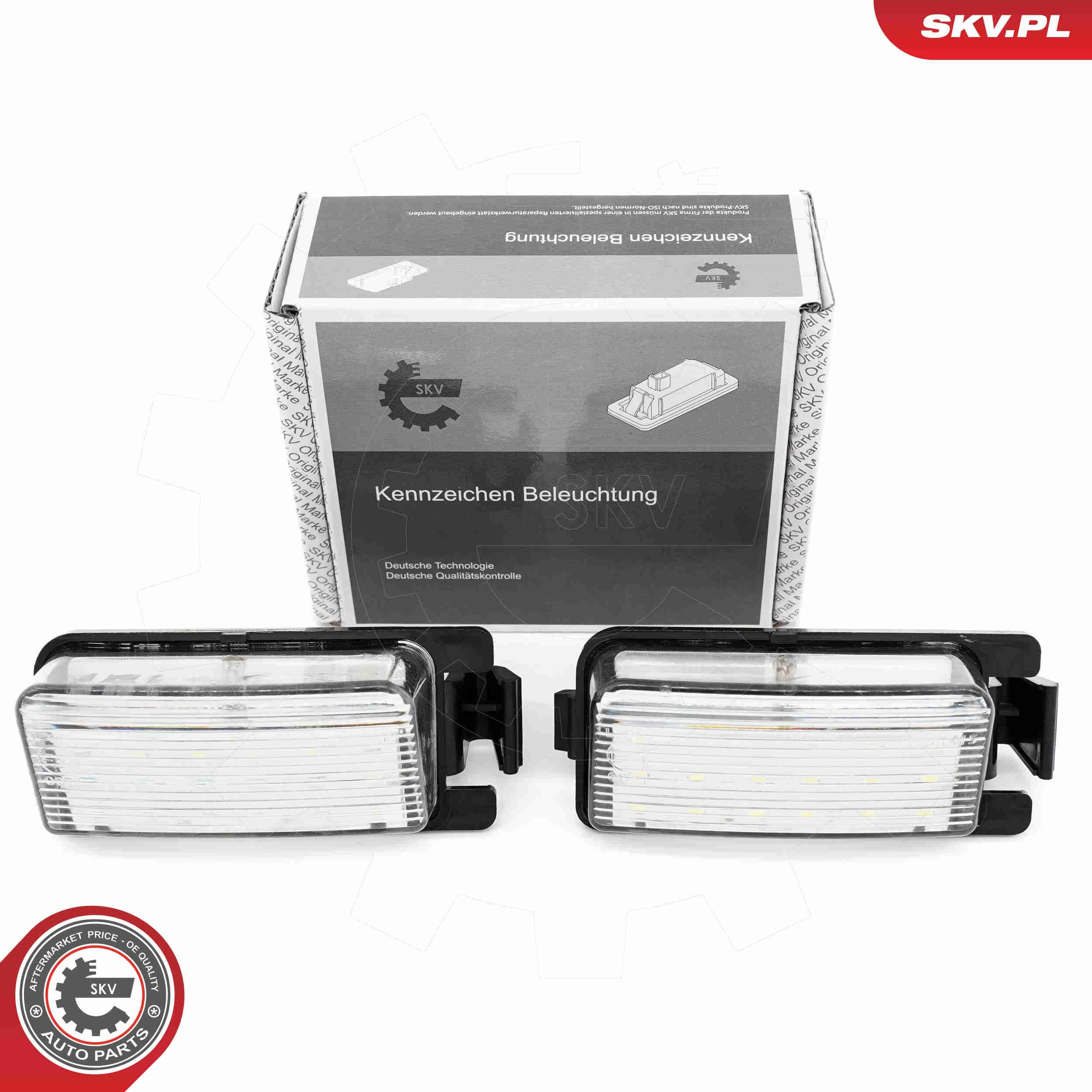  Lanterna da luz de fundo de matrícula traseira Nissan Tiida hatchback (C11X) (2004 - 2014) 