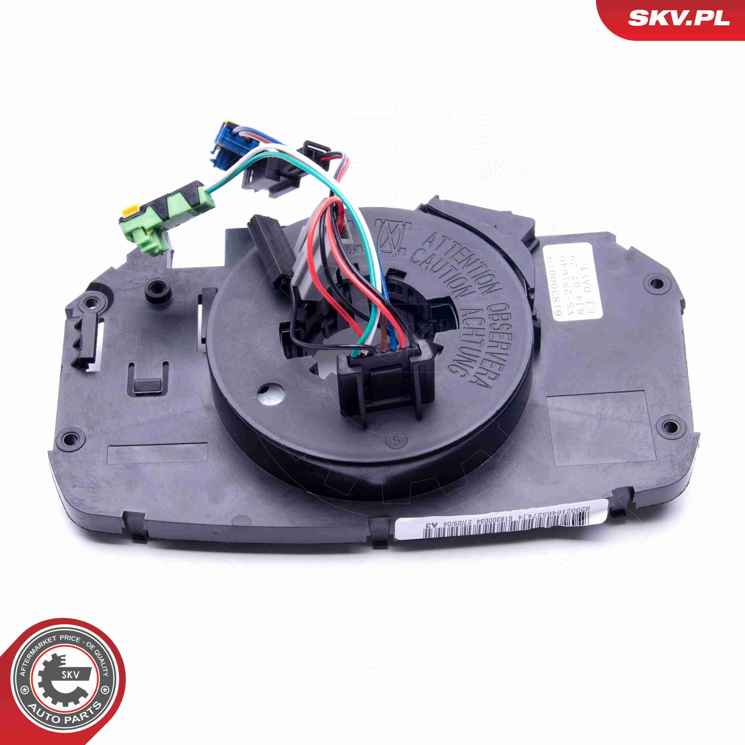 Anel AIRBAG de contato, cabo plano do volante SKV 96SKV563