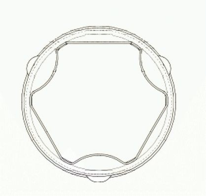 Bota de proteção interna de junta homocinética do semieixo dianteiro para Opel Vivaro A F7