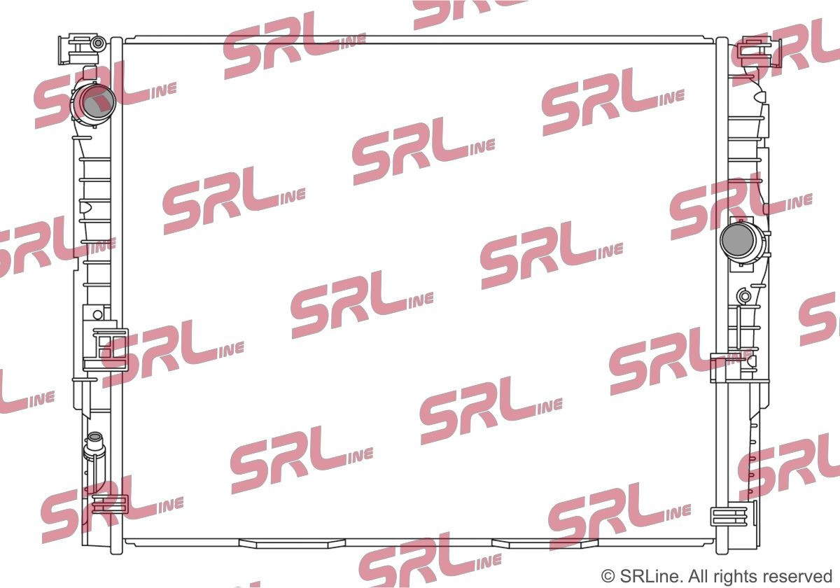 Radiador de esfriamento de motor BMW 7  G11, G12