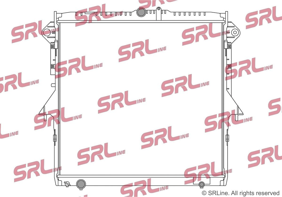32P1082 Polcar Radiador de esfriamento de motor