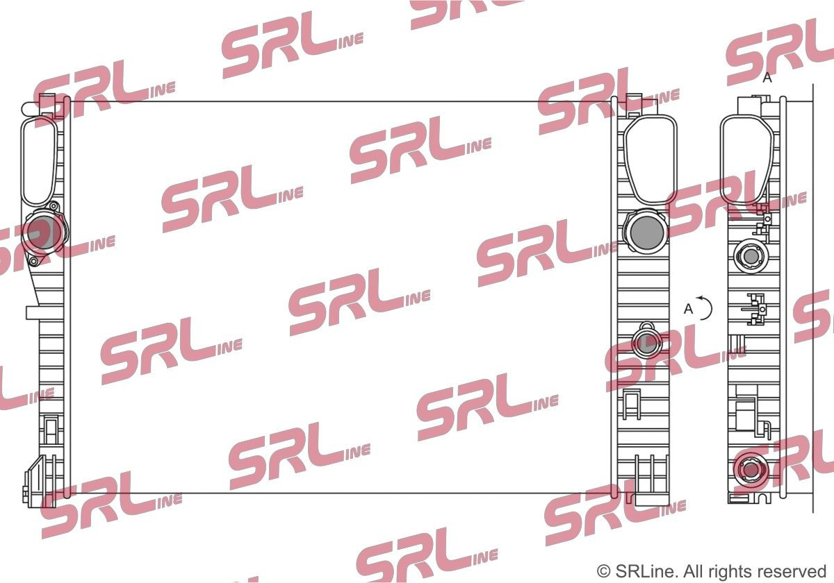 5016081 Polcar Radiador de esfriamento de motor