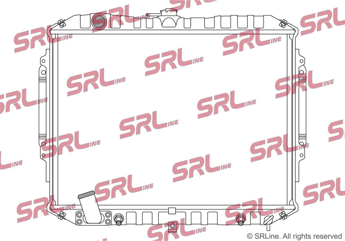 5273085 Polcar Radiador de esfriamento de motor