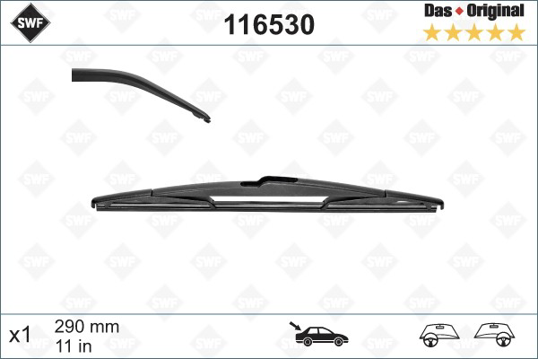 Compre 116530 SWF Limpa-pára-brisas de vidro traseiro