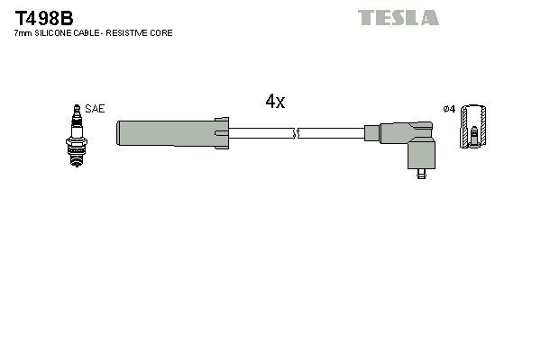 Compre Fios de alta voltagem, kit Peugeot 406 