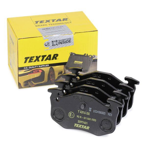 Sapatas do freio traseiras de disco Textar 2097401 preço, a partir de 20,39 USD