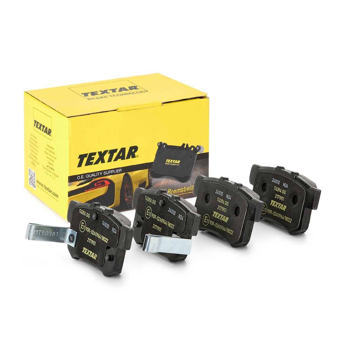 Compre 2171901 Textar Sapatas do freio traseiras de disco