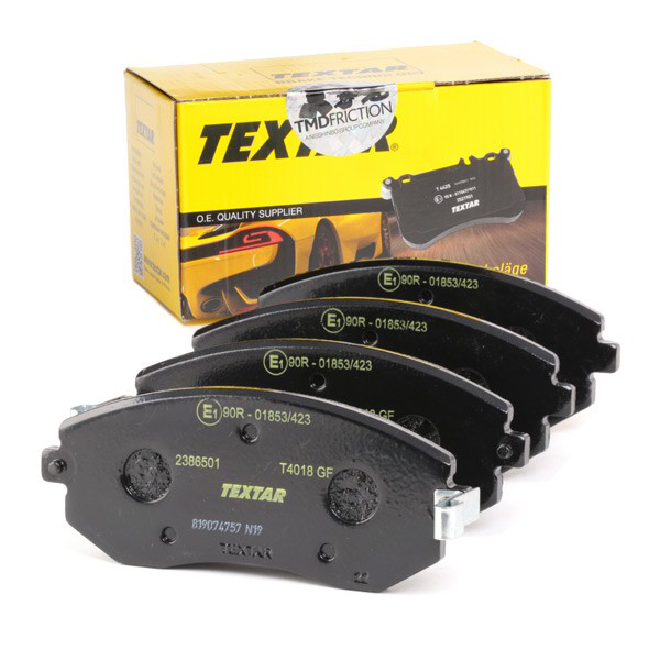 2386501 Textar Sapatas do freio dianteiras de disco