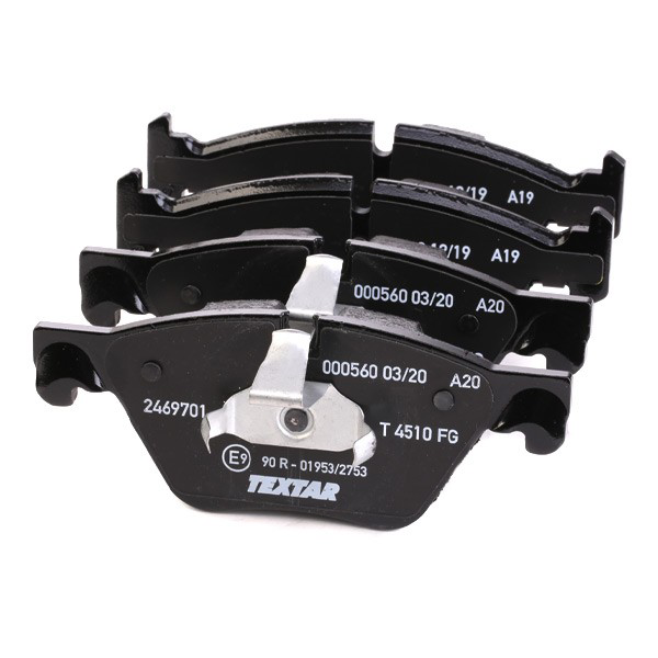 Sapatas do freio dianteiras de disco Textar 2469701