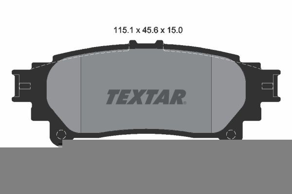 2491801 Textar Sapatas do freio traseiras de disco