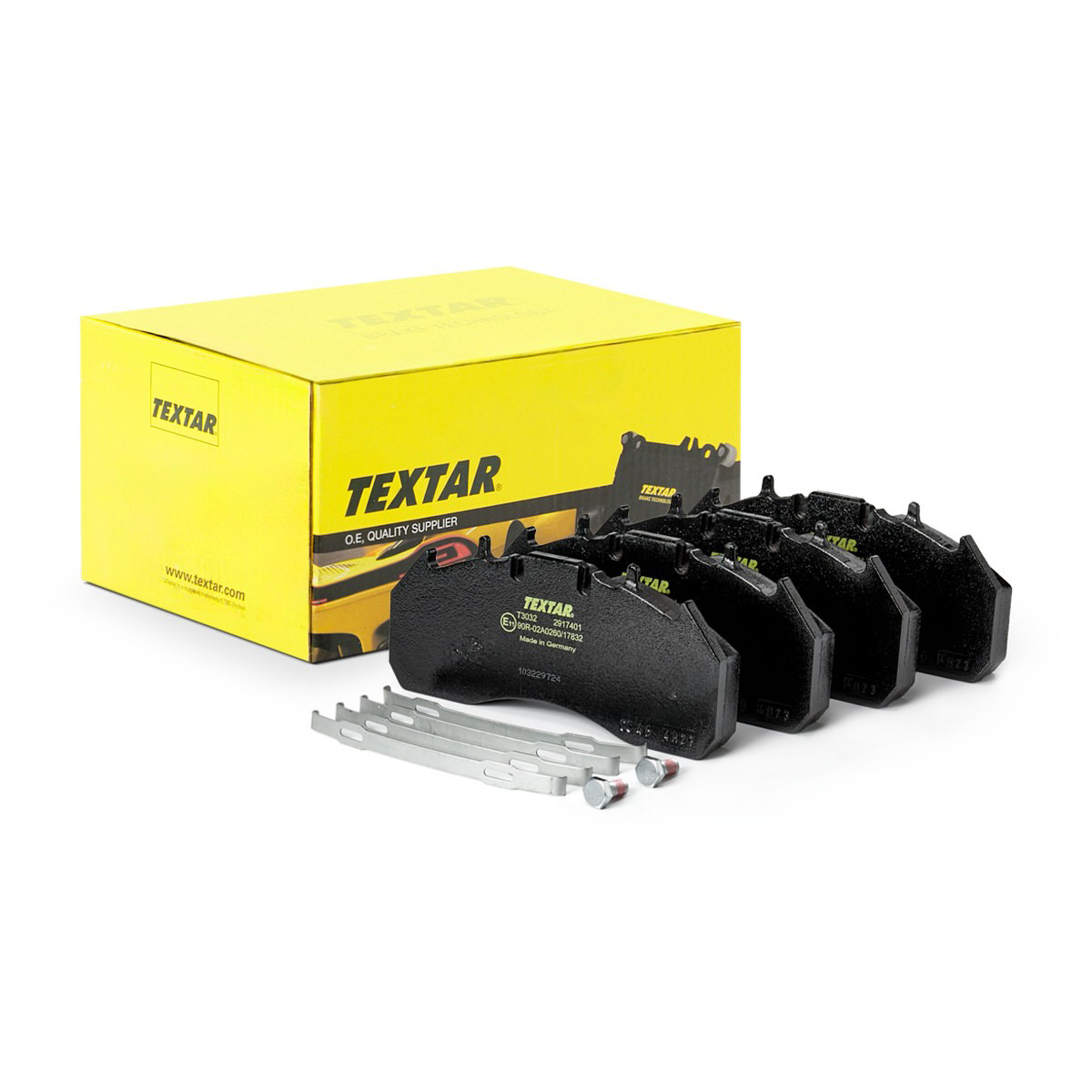Compre 2917401 Textar Sapatas do freio dianteiras de disco