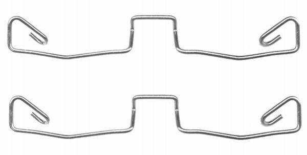 Kit de molas de fixação de sapatas de disco dianteiras Audi A6 C5 4B2, 4B4