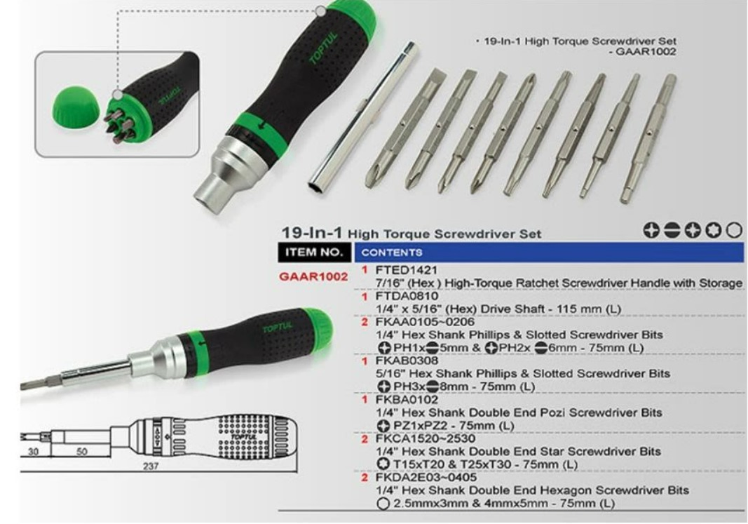 Desandador GAAR1002 Toptul