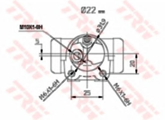 Compre Cilindro traseiro do freio de rodas de trabalho Renault 21 