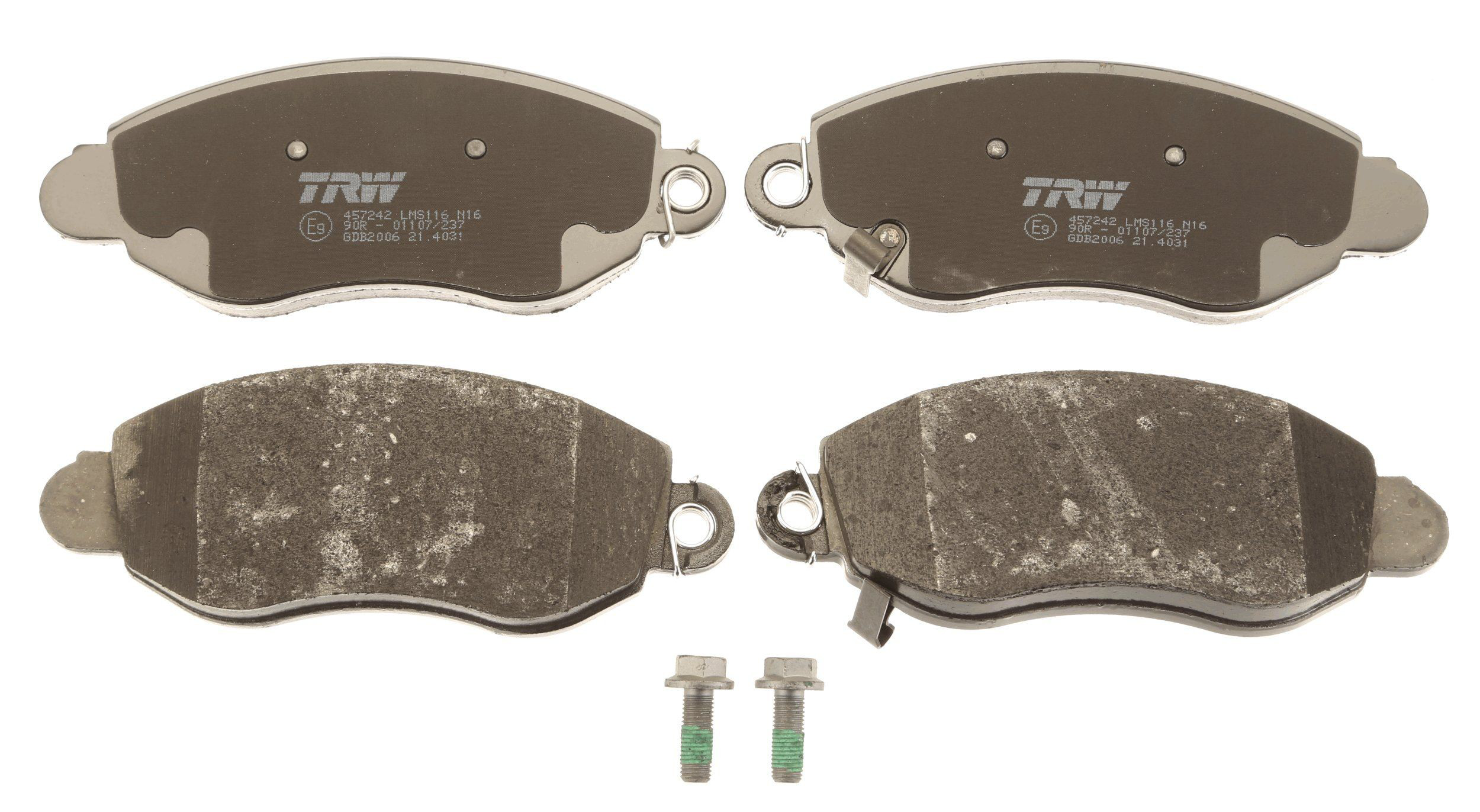Sapatas do freio dianteiras de disco Brembo DP24018