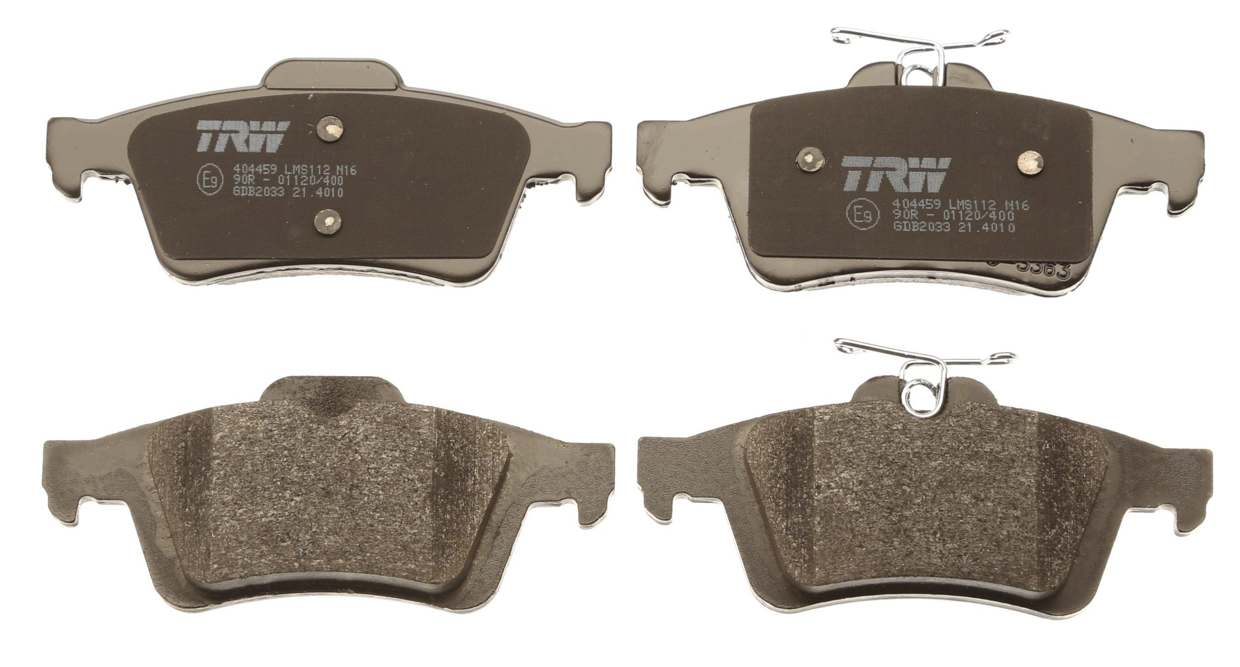Sapatas do freio traseiras de disco TRW GDB2033 preço, a partir de 24,95 USD