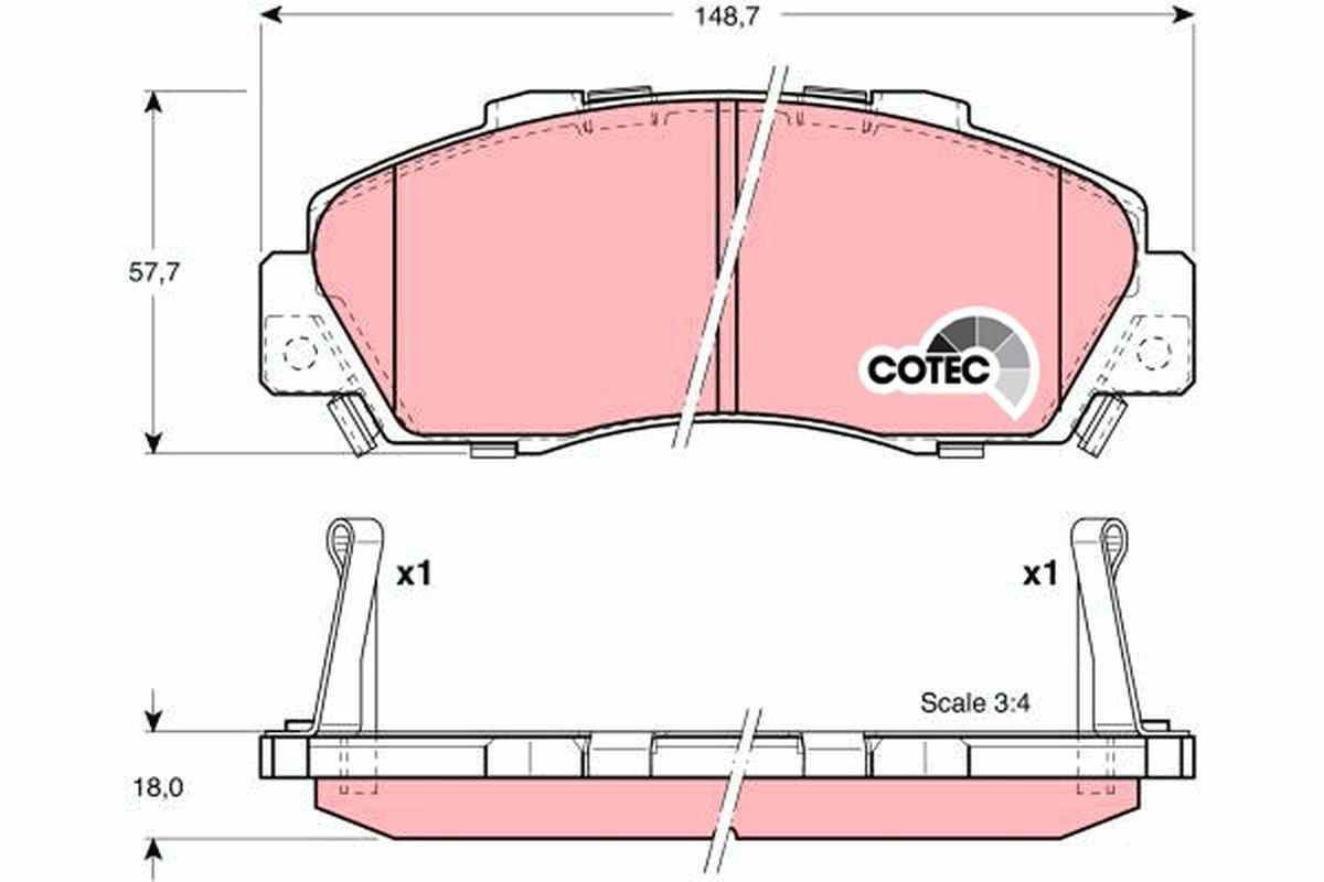 Compre Sapatas do freio dianteiras de disco Honda CR-V 1