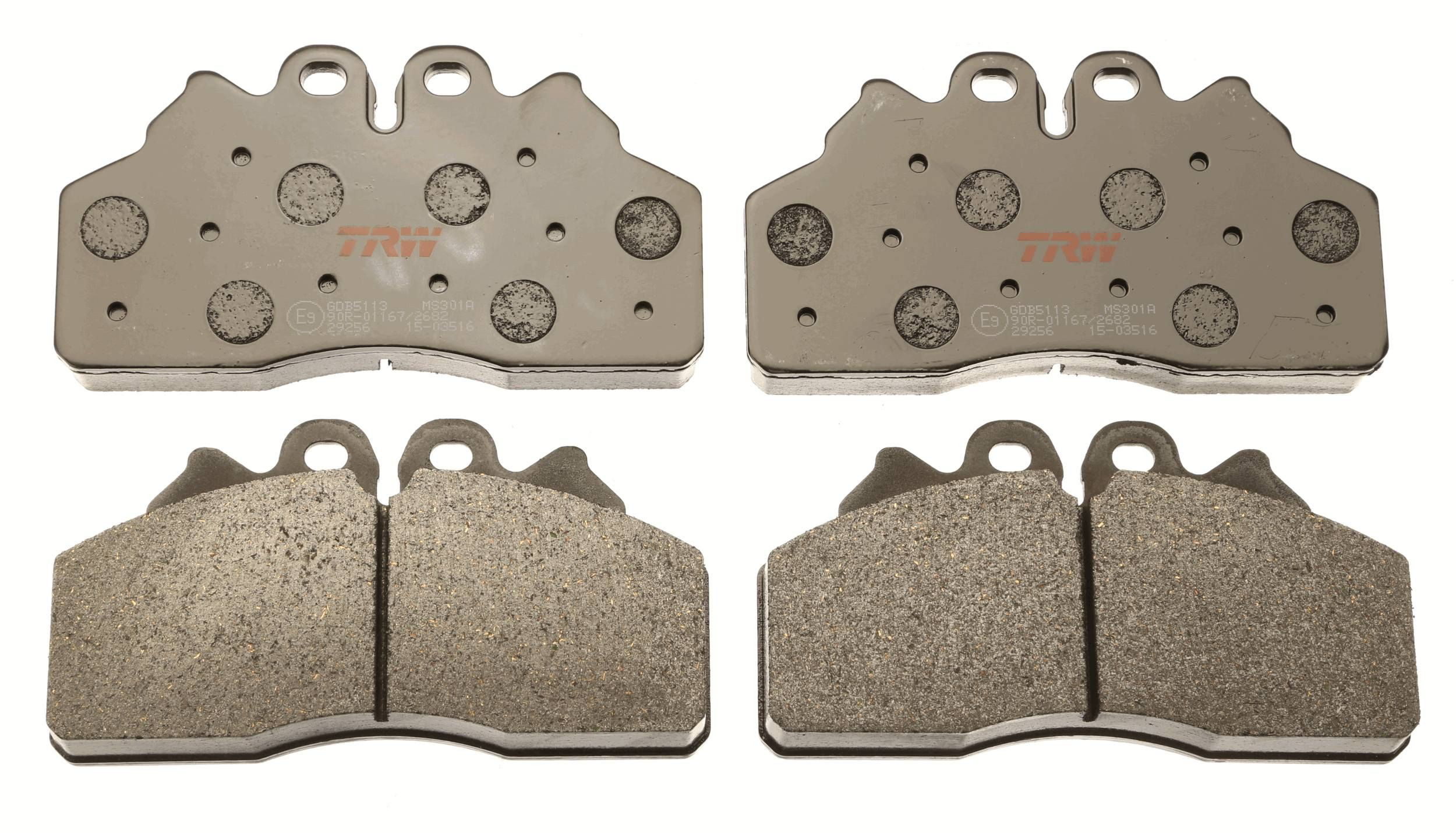 Compre GDB5113 TRW Sapatas do freio traseiras de disco