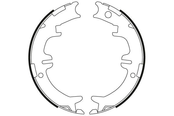 Compre Sapatas do freio de estacionamento Toyota Avensis 1