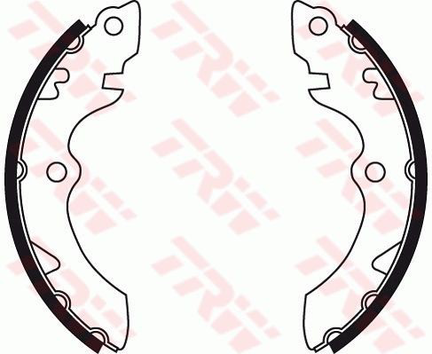  Sapatas do freio de estacionamento Suzuki Samurai SUV (SJ) (1988 - 2004) 