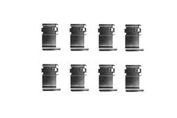Kit de molas de fixação de sapatas de disco dianteiras Mitsubishi Colt IV CAA