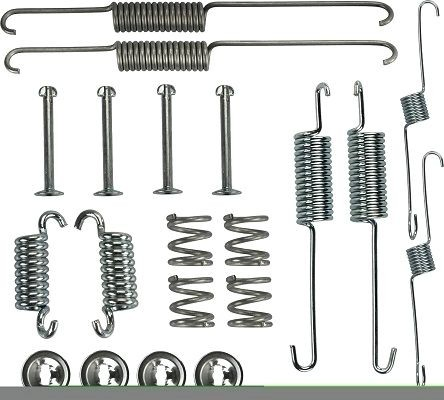 Kit de montagem das sapatas traseiras de tambor Ford Sierra II BNG