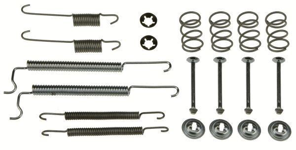 Kit de montagem das sapatas traseiras de tambor Opel Kadett preço, a partir de 4,81 USD