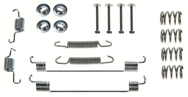  Kit de montagem das sapatas traseiras de tambor Dacia Sandero I hatchback (BS0, 1) (2008 - 2012) I
