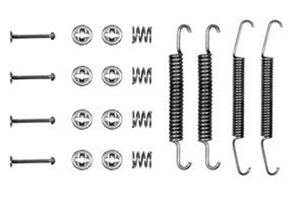  Kit de montagem das sapatas traseiras de tambor Seat Marbella hatchback (28) (1986 - 1998) 