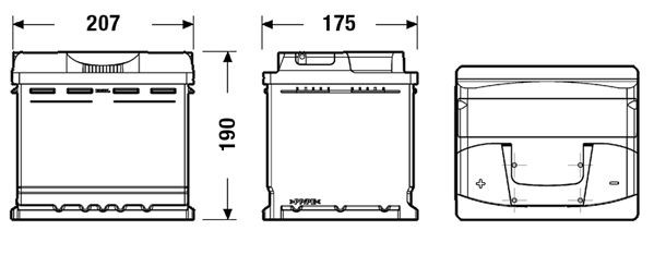 Bateria recarregável (PILHA) Exide TB501 preço, a partir de 76,43 USD