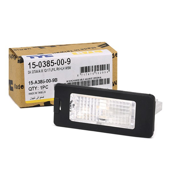 Lanterna da luz de fundo de matrícula traseira TYC 150385009 preço, a partir de 17,18 USD