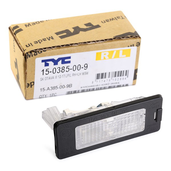 150385009 TYC Lanterna da luz de fundo de matrícula traseira