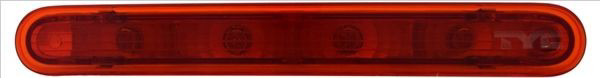  Sinal de parada traseiro adicional Peugeot 207 hatchback (WA, WC) (2006 - 2015) 