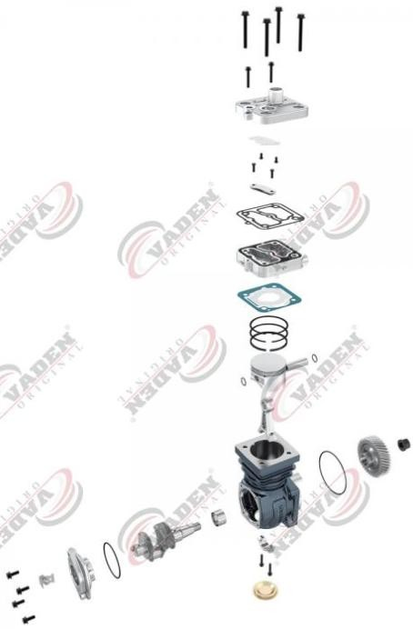 Compre 1100045001 Vaden Compressor de bombeio pneumático (de amortecedores)