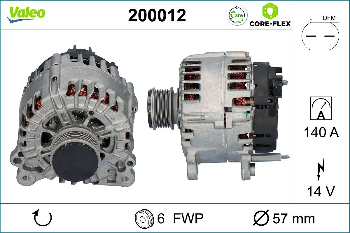 200012 VALEO Gerador