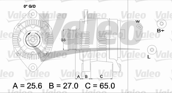 Gerador VALEO 436706 preço, a partir de 212,04 USD