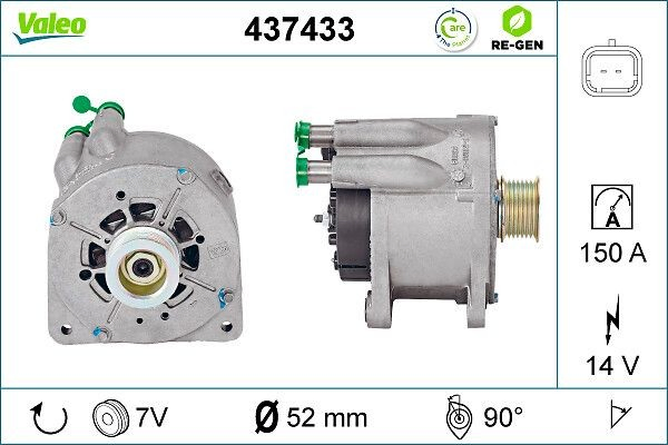 Gerador 437433 VALEO