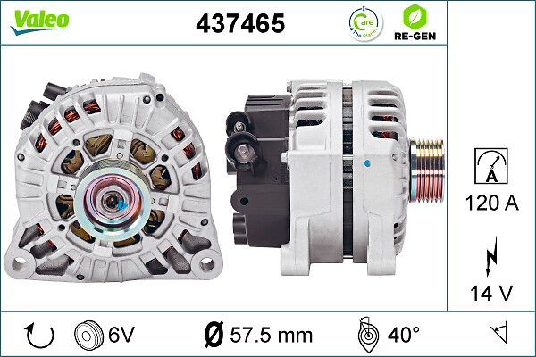 Compre 437465 VALEO Gerador