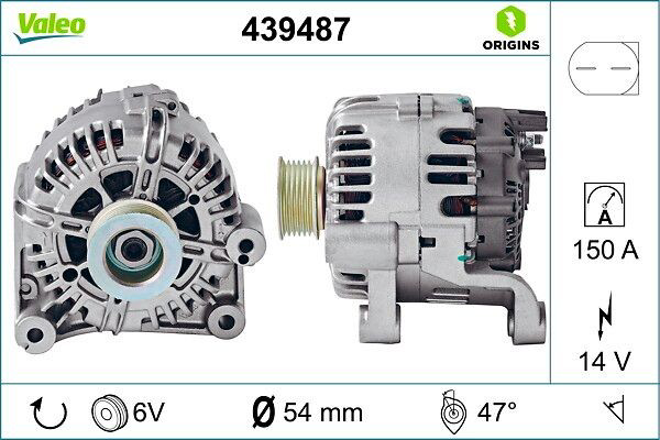 Gerador VALEO 439487 preço, a partir de 219,58 USD
