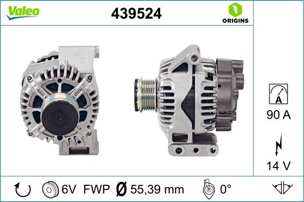 Gerador VALEO 439524 preço, a partir de 77,81 USD