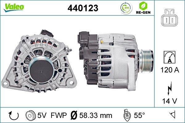 Gerador 440123 VALEO
