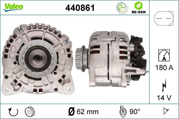 Gerador para Porsche Cayenne II 92A