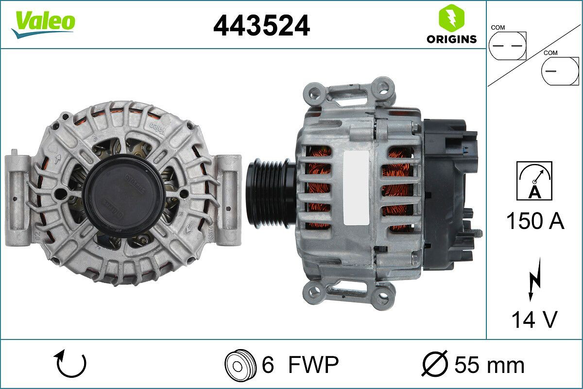 Compre 443524 VALEO Gerador