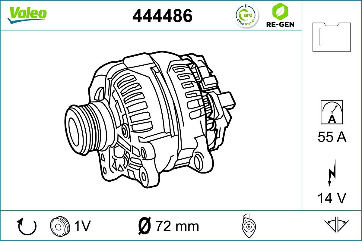 444486 VALEO Gerador