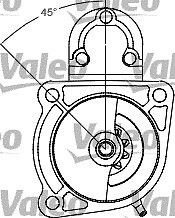 458183 VALEO Motor de arranco