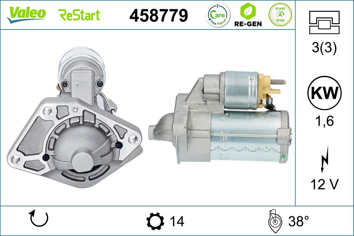 458779 VALEO Motor de arranco