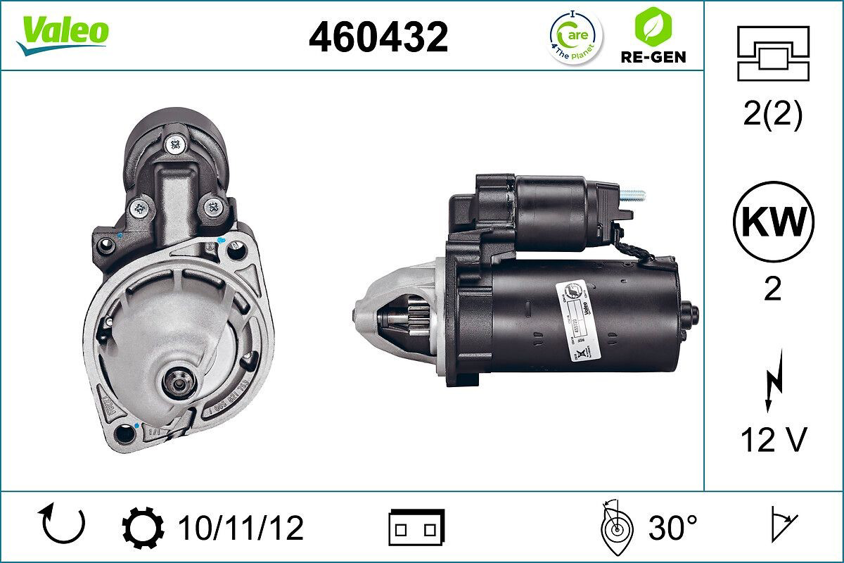 Compre 460432 VALEO Motor de arranco